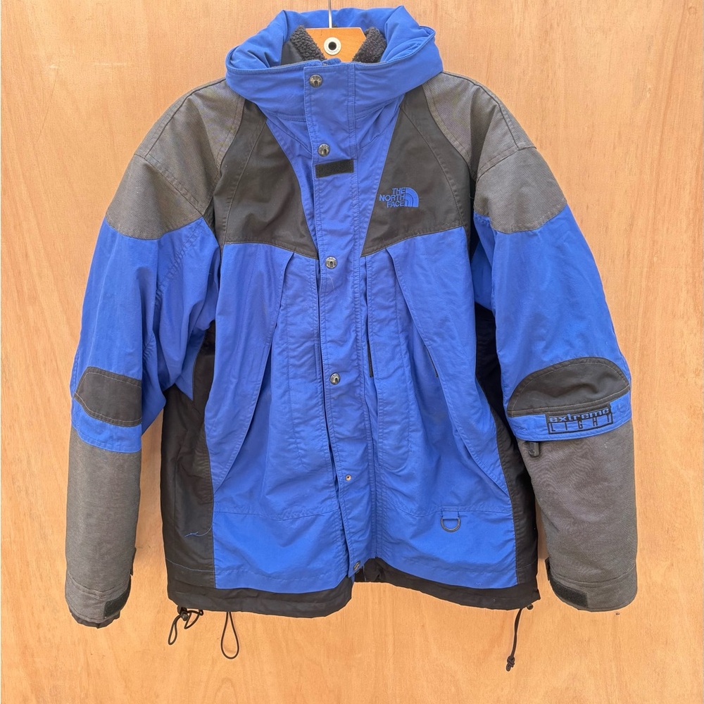 The North Face extreme Men's Blue and Black Jacket
